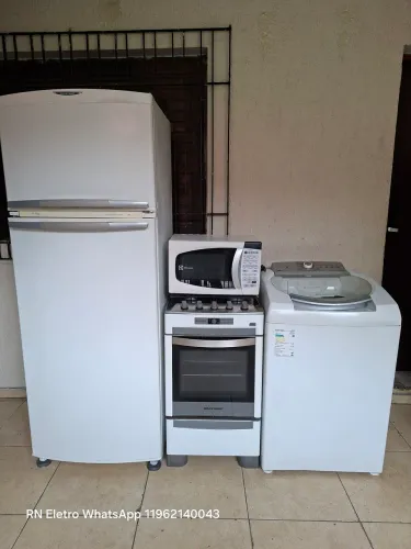 Geladeira + Fogão + Máquina de lavar + Micro-ondas - Guarulhos SP