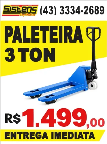Paleteira 3 Ton
