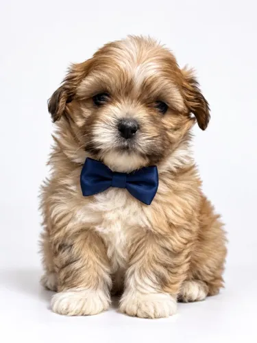 Raça pura vacinado vermifugado lhasa Apso macho 