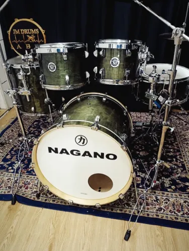 Bateria nagano concert full laqueada birch