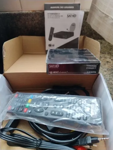 Receptor digital VT 1000 HD via satélite