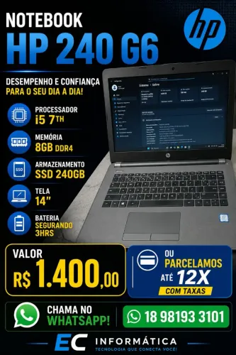 Notebook Hp 240 g6 i5
