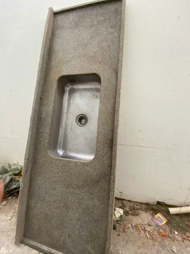 Pia granito de cozinha 1,60