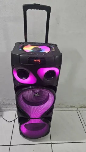 Caixa de Som Torre Mox Mo-s850 Portátil Rab Com Microfone 2000w