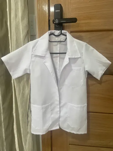 Jaleco infantil tamanho 8