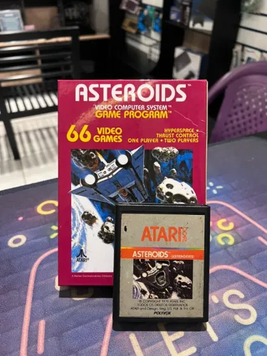 ASTEROIDS JOGO ATARI - COM CAPA REPRO
