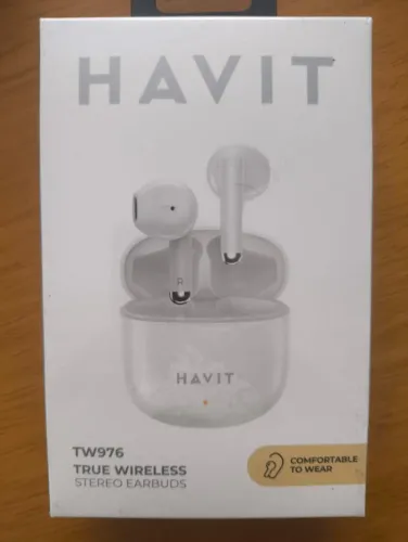 Fone Bluetooth Havit TW976 Branco - Som HD e Conforto