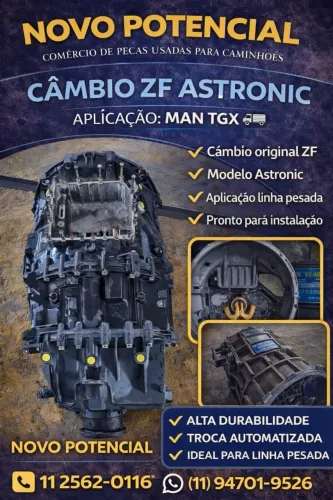 CAMBIO ZF ASTRONIC DO MAN TGX