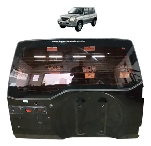 Tampa Traseira Mitsubishi Pajero Tr4 2004 2005 2006 2007 08 Preto