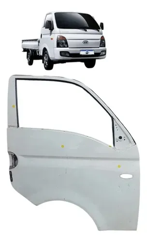 Porta Dianteira Direita Hyundai Hr 2004 A 2024 Uzad0 Dianteira Direito Branco