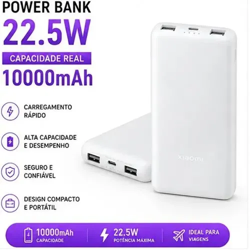 Power Bank Xiaomi 10000mah Lite 22,5w