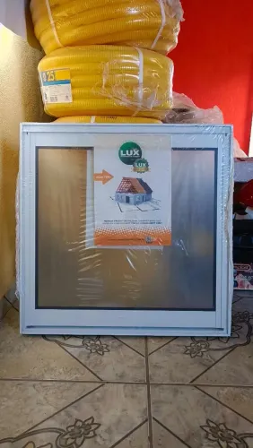Vitrô Alumínio Branco 60x60cm Max Ar de Qualidade
