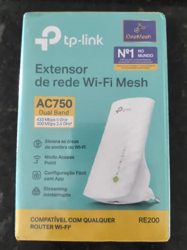 NOVO Extensor de alcance TP-Link RE200 | Extensor WiFi TP Link | Extensor de rede
