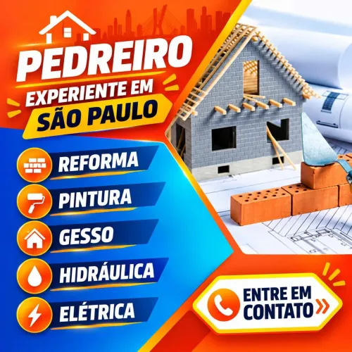 Pedreiro Experiente em São Paulo