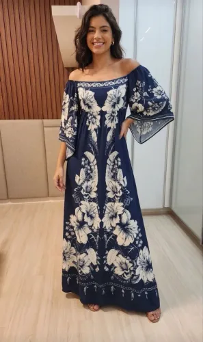Vestido Farm Azul
