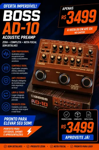 Pedaleira AD10 boss