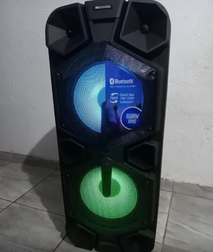 Caixa de som Mondial Amplificada connect Mega sound II CM-1500