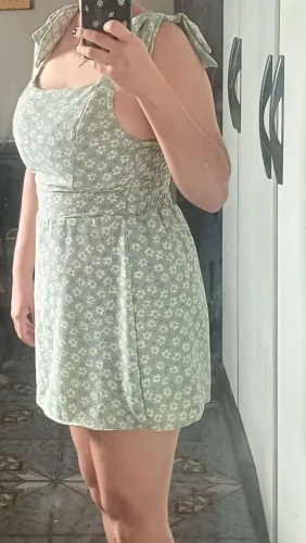 Vestido florido com short!