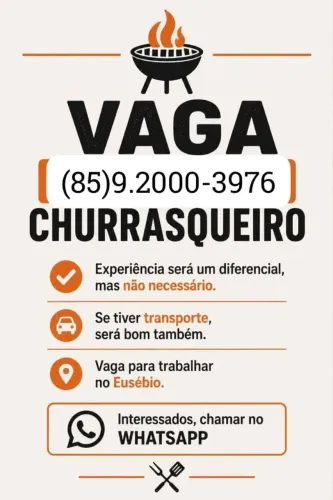 Vaga para Churrasqueiro