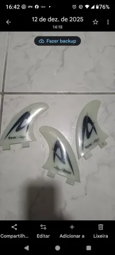 Quilhas de prancha de surf 