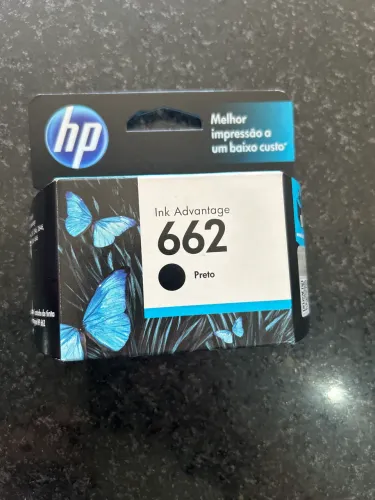 Cartuchos de tinta HP 662 preto