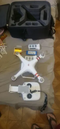 Drone dji phantom 3 completo 2 baterias bolsa