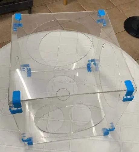 Medidor de Balão Cubo Transparente