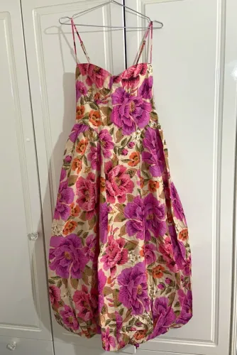 Vestido longo balonê Farm Rio