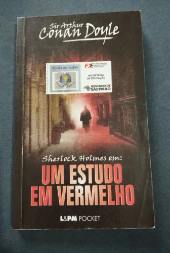 livro: sherlock holmes um estudo em vermelho