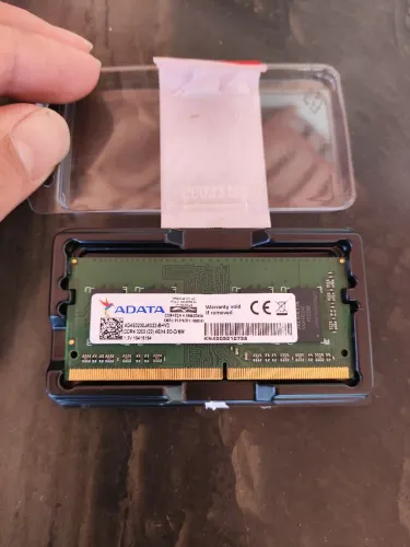 Memória RAM Notebook ADATA 4GB DDR4 3200MHz (Nova / Retirada de Note Zero)