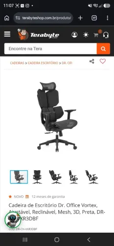 Cadeira ergonômica Dr. Office Vortex