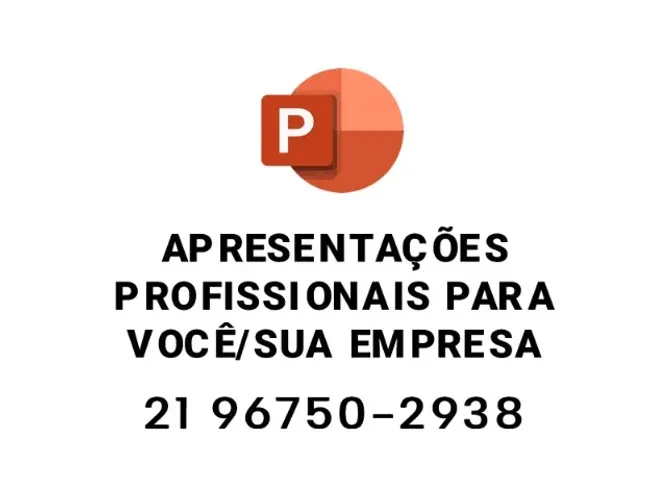 Apresentações Profissionais em PowerPoint para você/sua empresa!