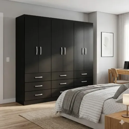Guarda Roupa Bérgamo 6 portas - Entrega Rápida