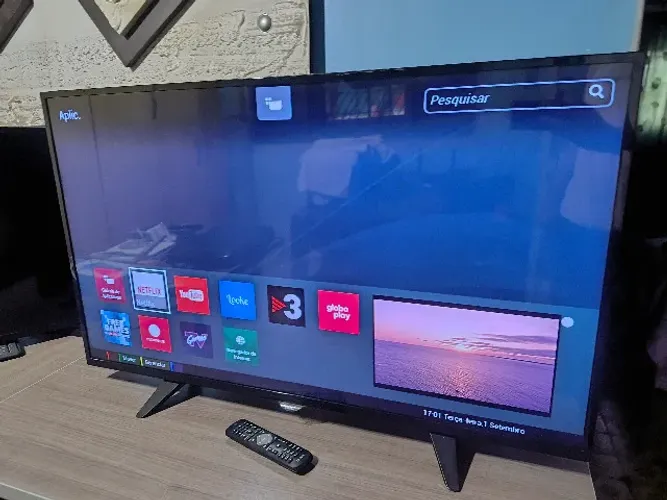 Smart TV AOC 43 Polegadas Full HD Televisão