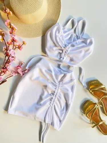 Conjunto Cropped+Saia 