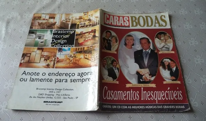 Revista Caras Bodas Edição Especial Casamentos Inesquecíveis Maio 1996. Para Colecionadore