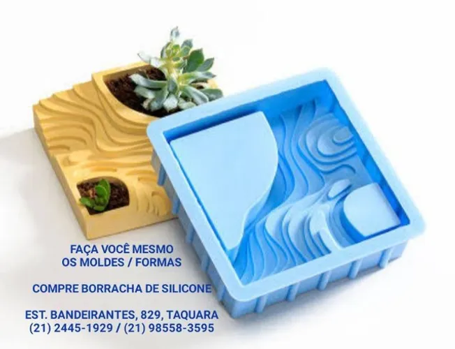 Faça Moldes / Formas - COMPRE "Borracha de Silicone"
