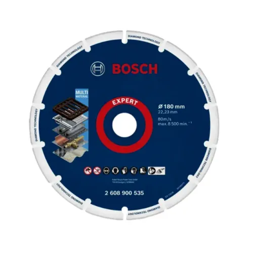 Disco Diamantado para Metal 180x22,23mm Bosch