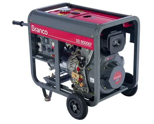 Gerador BD-8000 6.5 Kva Diesel marca Branco