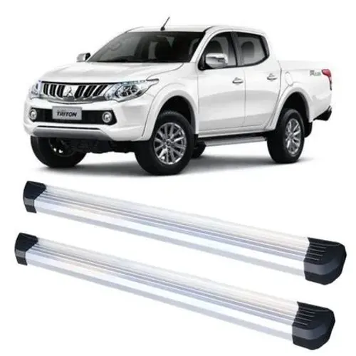 Estribo Mitsubishi Triton 2017 à 2021 - Alumínio Anodizado - CK181A