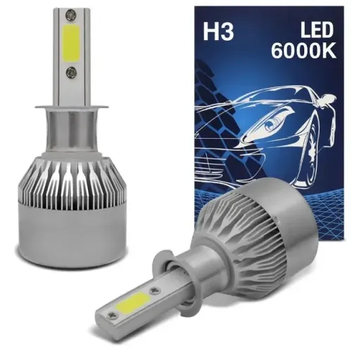 Lâmpada Farol LED 2D H3 - S/ Reat. - DLUX - DX H3