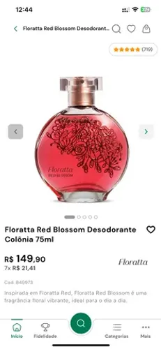 Perfumes Floratta lacrados abaixo do valor da revista