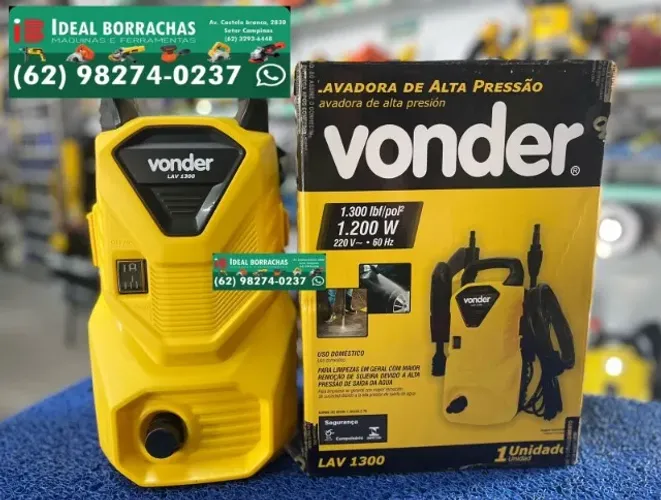 Lavadora alta pessao 1300psi - Vonder