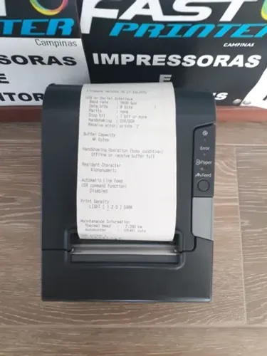 Impressora térmica de cupom não fiscal