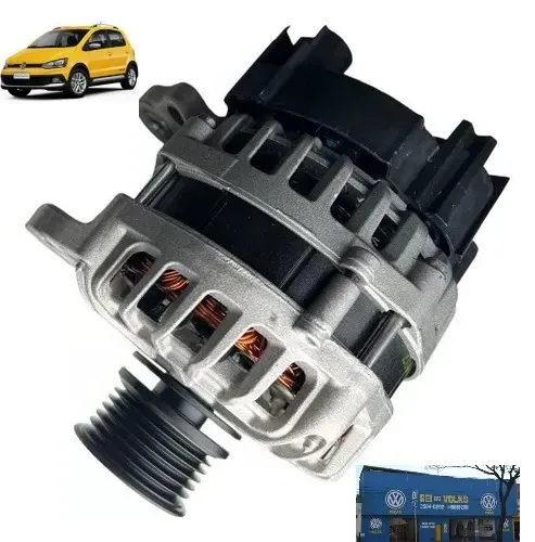 Alternador 90 amperes original Valeo Crossfox G3 1.6 8V 2014 a 2021