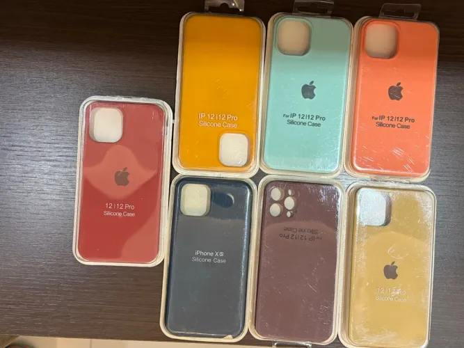 Kit 7 Capas / Cases iphone 12 Pro (várias cores)