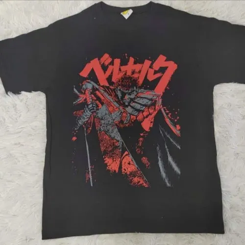 Camiseta Berserk - Guts - Preta - Vários tamanhos