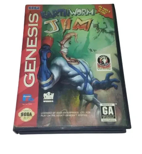 Jogo Original Earth Worm Jim Mega Drive Genesis Leia