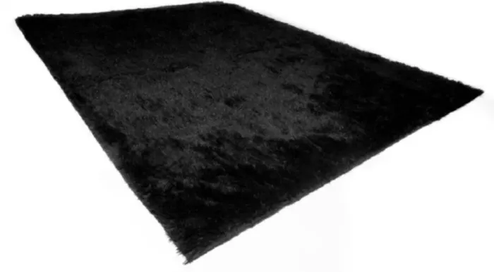 Tapete preto felpudo