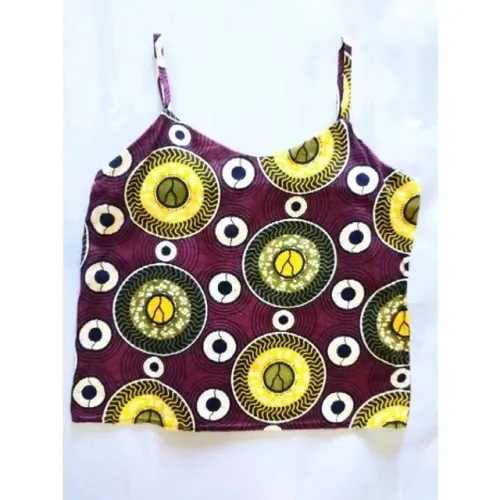 Blusa estampada tecido africano